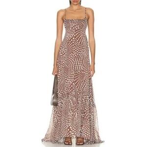 STAUD CLOVE WAVY DOT
FLORENCE MAXI DRESS